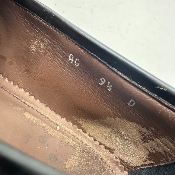 Salvatore Ferragamo Men Size 9.5 D Black Leather Horsebit Loafer Dress Shoes - Picture 10 of 11